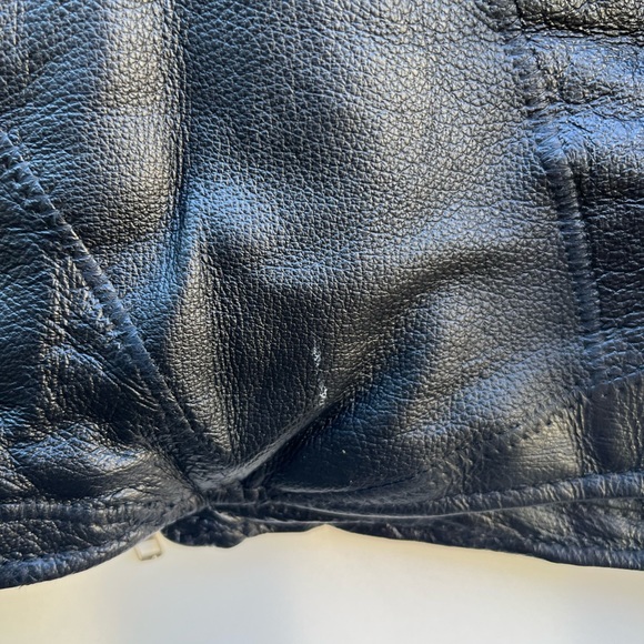 Men’s Leather Motorcycle Jacket - Picture 11 of 12